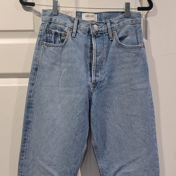 AGOLDE 90's Pinch Waist High Rise Straight Leg Jeans - Picture 5 of 8